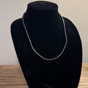 Hematite Bead Necklace